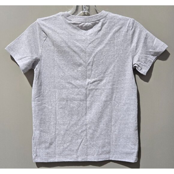 Cat & Jack Light Heather Gray Short Sleeve Soft Cotton Blend Tee - Picture 2 of 5